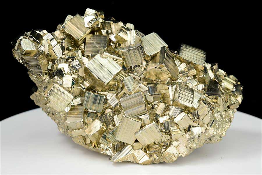 パイライト　原石　ペルー 高品質]ペルー産パイライト原石（黄鉄鉱） - 埼玉県吉川市の天然石専門