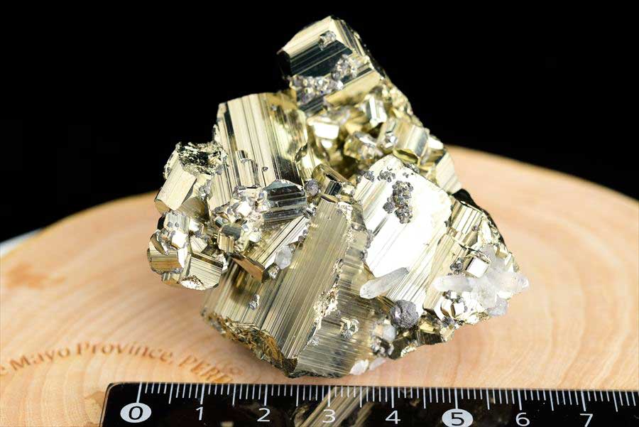 ペルー産　ワンサラ　パイライト　原石　鉱物　黄鉄鉱　 Huanzala　Pyrite　天然石　パワーストーン