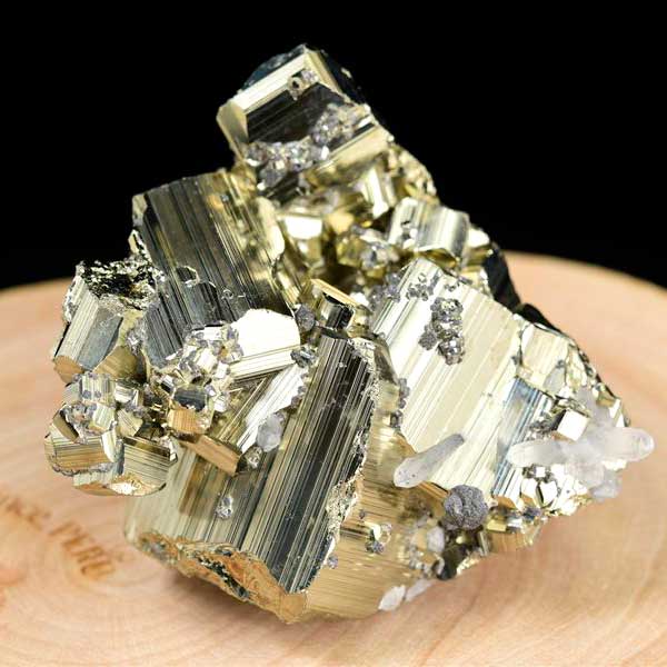 ペルー産　ワンサラ　パイライト　原石　鉱物　黄鉄鉱　 Huanzala　Pyrite　天然石　パワーストーン