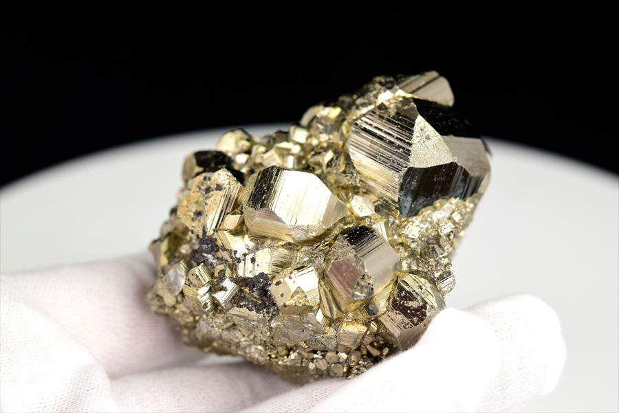 ペルー産　ワンサラ　パイライト　原石　鉱物　黄鉄鉱　 Huanzala　Pyrite　天然石　パワーストーン