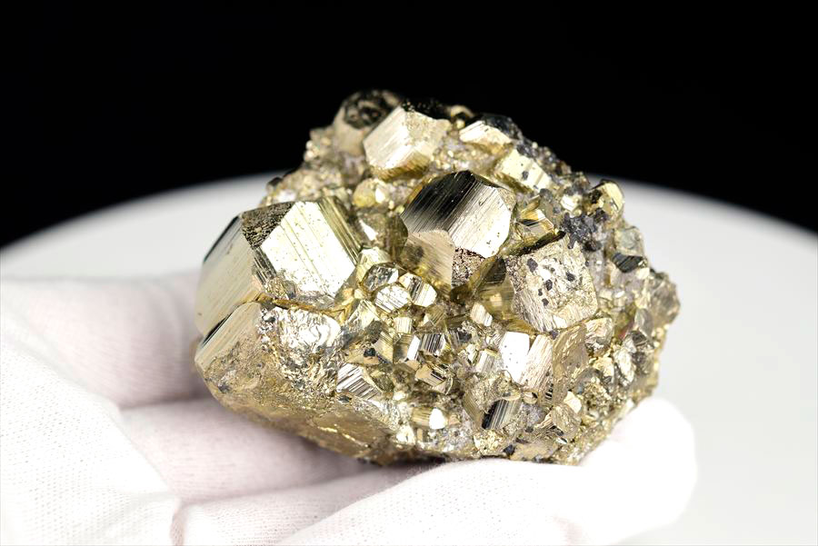 ペルー産　ワンサラ　パイライト　原石　鉱物　黄鉄鉱　 Huanzala　Pyrite　天然石　パワーストーン