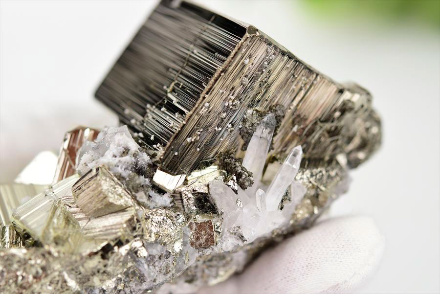 ペルー産　ワンサラ　パイライト　原石　鉱物　黄鉄鉱　 Huanzala　Pyrite　天然石　パワーストーン