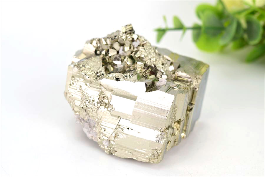 ペルー産　ワンサラ　パイライト　原石　鉱物　黄鉄鉱　 Huanzala　Pyrite　天然石　パワーストーン