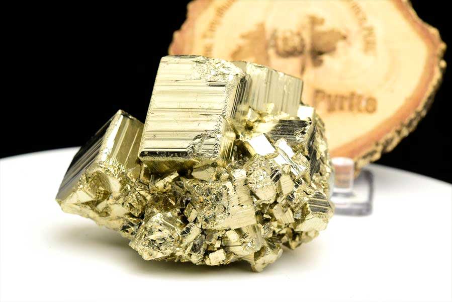 ペルー産 ラクラカンチャ パイライト 原石 鉱物 黄鉄鉱 Racracancha Pyrite 天然石 パワーストーン