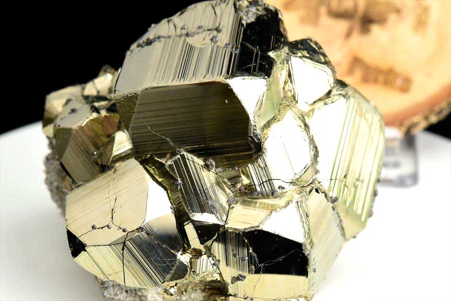 ペルー産　ラクラカンチャ　パイライト　原石　鉱物　黄鉄鉱　 Racracancha　Pyrite　天然石　パワーストーン