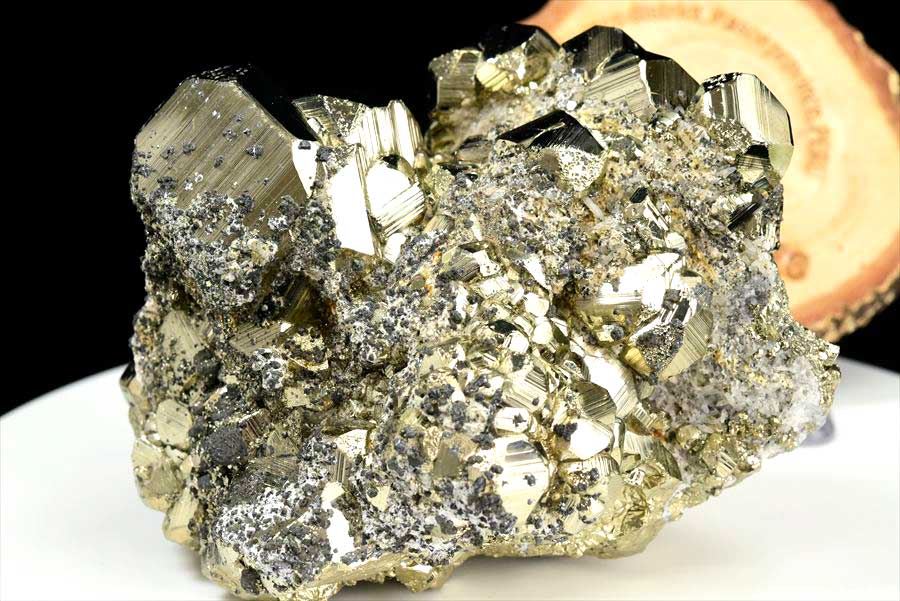 ペルー産　ラクラカンチャ　パイライト　原石　鉱物　黄鉄鉱　 Racracancha　Pyrite　天然石　パワーストーン