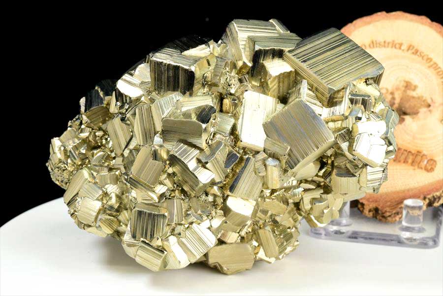 ペルー産　ラクラカンチャ　パイライト　原石　鉱物　黄鉄鉱　 Racracancha　Pyrite　天然石　パワーストーン