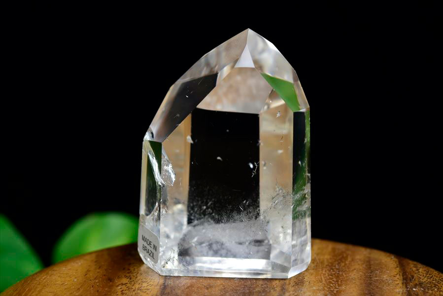 水晶 ポイント 六角柱 ブラジル ポンペウ産 天然水晶 透明 置物 インテリア 浄化 天然石 パワーストーン