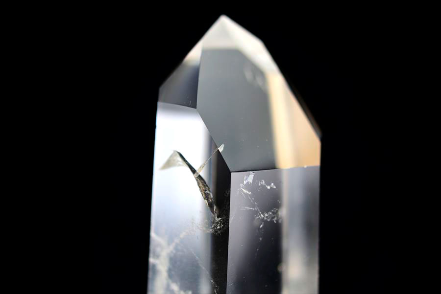 水晶　ポイント　六角柱　ブラジル　ポンペウ産　天然水晶　透明　置物　インテリア　浄化　天然石　パワーストーン