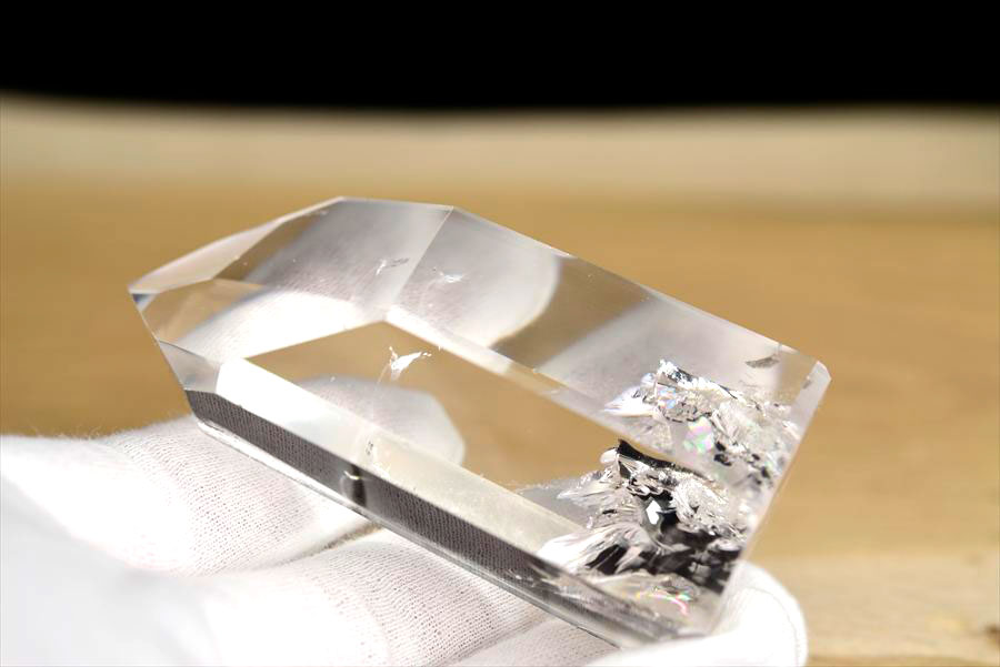 水晶　ポイント　六角柱　ブラジル　ポンペウ産　天然水晶　透明　置物　インテリア　浄化　天然石　パワーストーン