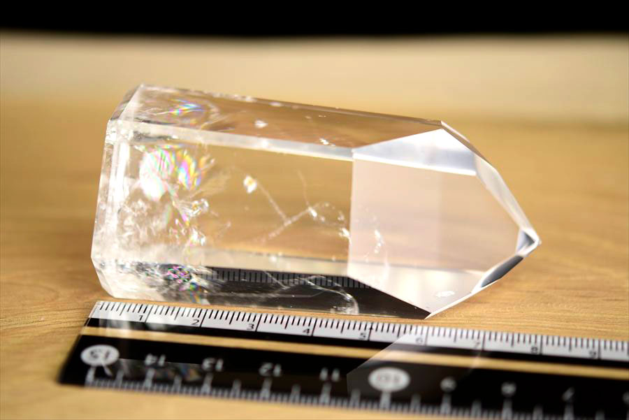 水晶　ポイント　六角柱　ブラジル　ポンペウ産　天然水晶　透明　置物　インテリア　浄化　天然石　パワーストーン