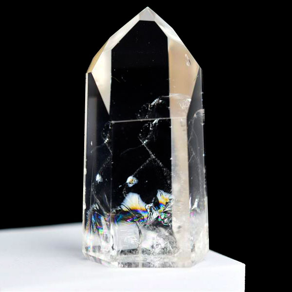 水晶　ポイント　六角柱　ブラジル　ポンペウ産　天然水晶　透明　置物　インテリア　浄化　天然石　パワーストーン