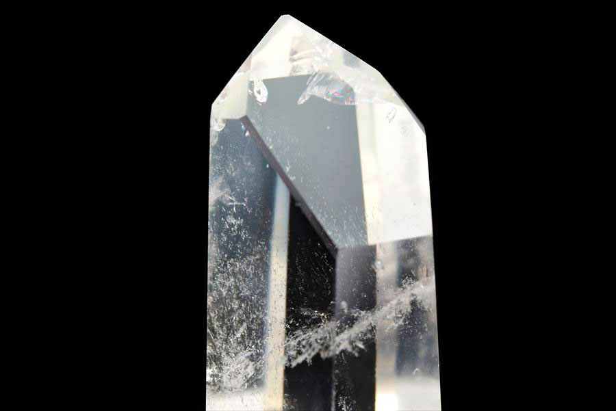 水晶　ポイント　六角柱　ブラジル　ポンペウ産　天然水晶　透明　置物　インテリア　浄化　天然石　パワーストーン