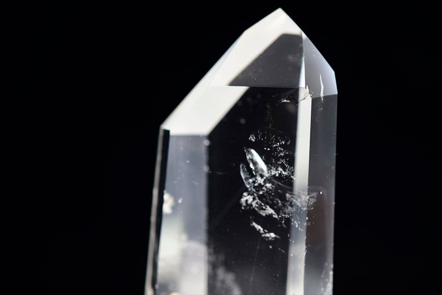 水晶　ポイント　六角柱　ブラジル　ポンペウ産　天然水晶　透明　置物　インテリア　浄化　天然石　パワーストーン