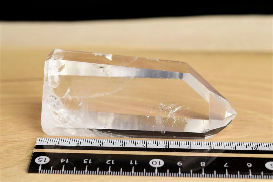 水晶　ポイント　六角柱　ブラジル　ポンペウ産　天然水晶　透明　置物　インテリア　浄化　天然石　パワーストーン