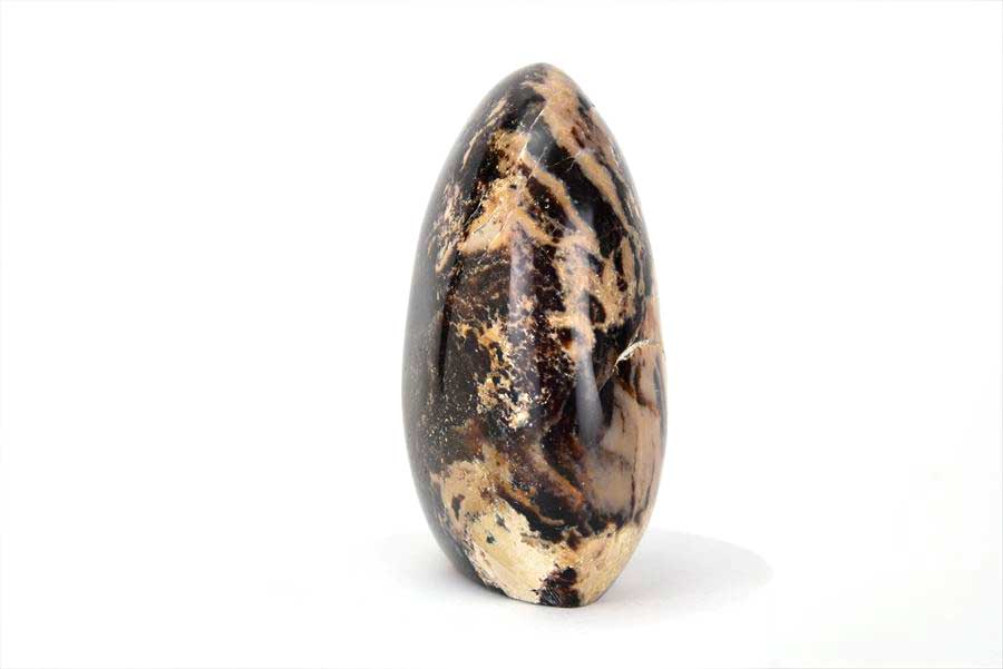マダガスカル産　ブラックオパール　丸玉　コモンオパール　マーブル　置物　天然石　パワーストーン