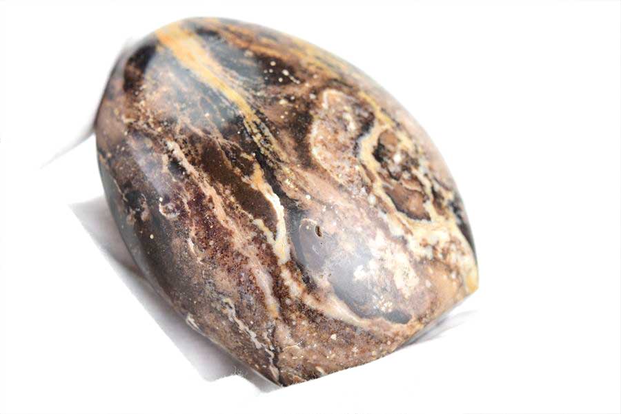 マダガスカル産　ブラックオパール　丸玉　コモンオパール　マーブル　置物　天然石　パワーストーン