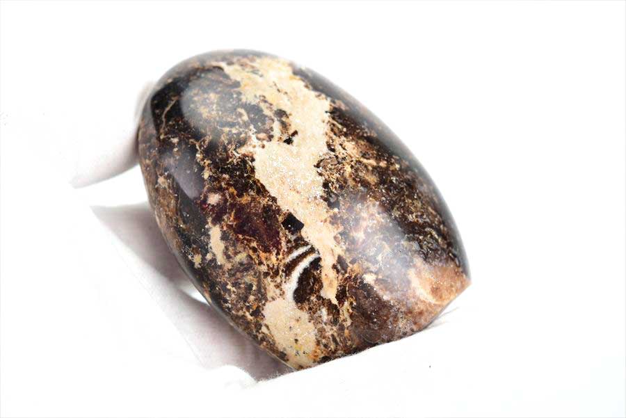 マダガスカル産　ブラックオパール　丸玉　コモンオパール　マーブル　置物　天然石　パワーストーン