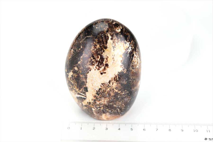 マダガスカル産　ブラックオパール　丸玉　コモンオパール　マーブル　置物　天然石　パワーストーン