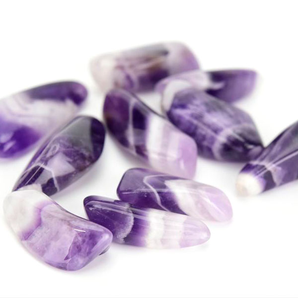 希少✨ シェブロンアメジスト　ケープ　紫水晶　握り石　タンブル　大 ドッグトゥースアメジスト タンブル 詰め合わせ｜シェブロン