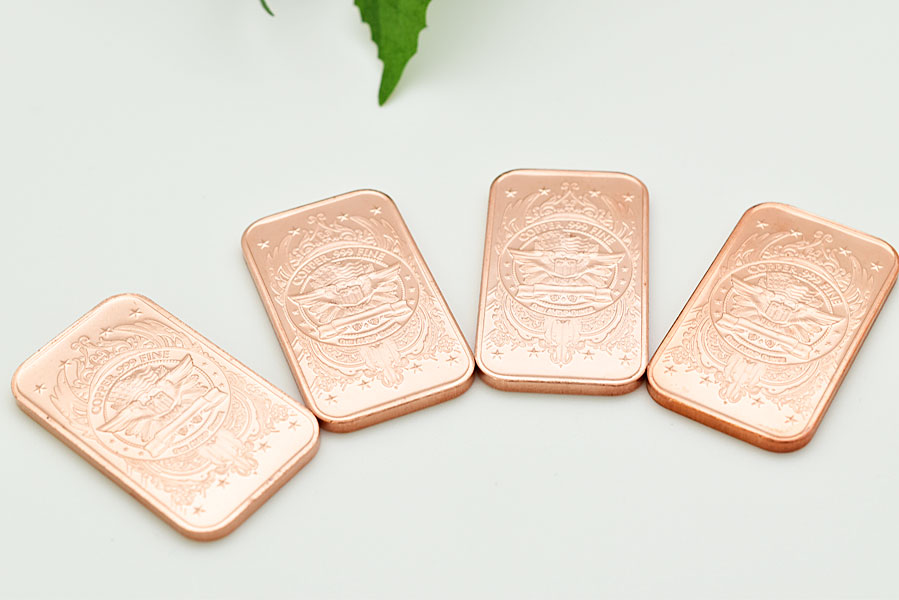 純銅　カッパー　コッパー　インゴット　プレート　延べ棒　アメリカ産　メダル　コイン　Bullion bar　パワーストーン