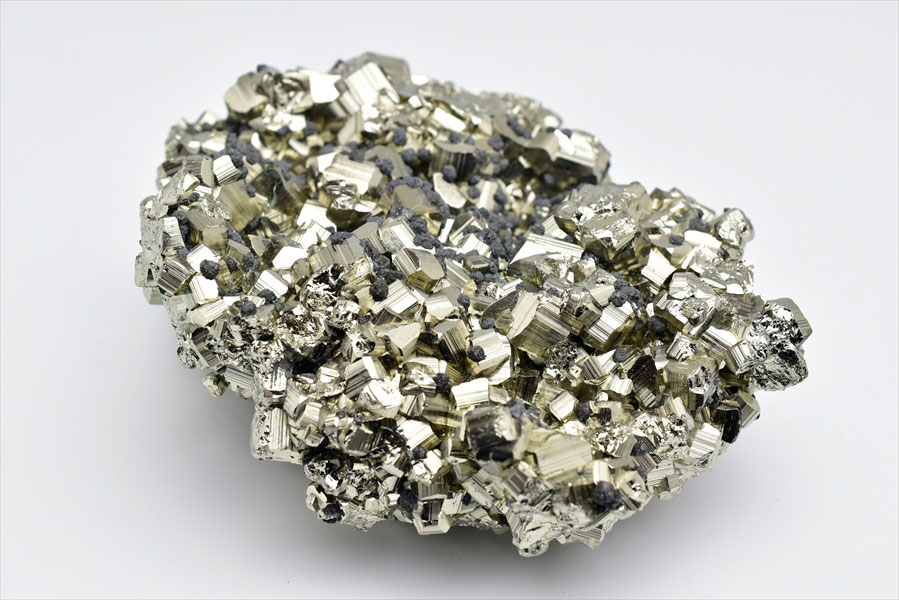 ペルー産　ワンサラ　パイライト　原石　クラスター　黄鉄鉱　Huanzala Huallanca Pyrite　天然石　パワーストーン