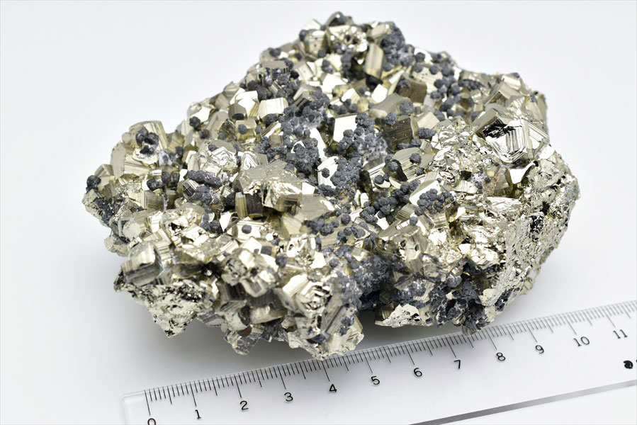 ペルー産　ワンサラ　パイライト　原石　クラスター　黄鉄鉱　Huanzala Huallanca Pyrite　天然石　パワーストーン