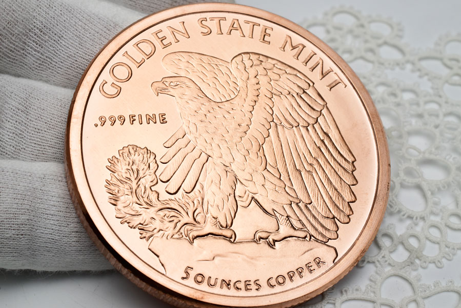純銅　カッパー　コッパー　インゴット　プレート　メダル　コイン　アメリカ製　copper medal　パワーストーン