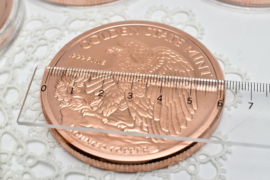 純銅　カッパー　コッパー　インゴット　プレート　メダル　コイン　アメリカ製　copper medal　パワーストーン