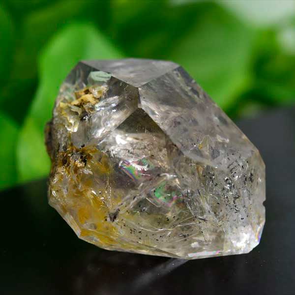 ハーキマーダイヤモンド 原石 レインボー ハーキマー水晶 結晶 置物 インテリア 天然石 パワーストーン