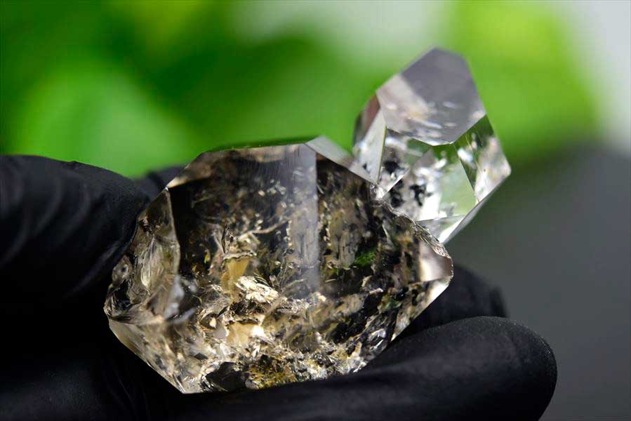 ハーキマーダイヤモンド 原石 レインボー ハーキマー水晶 結晶 置物 インテリア 天然石 パワーストーン