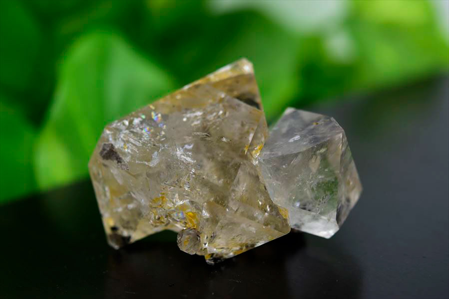ハーキマーダイヤモンド 原石 レインボー ハーキマー水晶 結晶 置物 インテリア 天然石 パワーストーン