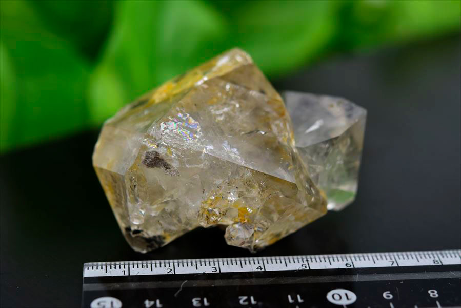 ハーキマーダイヤモンド 原石 レインボー ハーキマー水晶 結晶 置物 インテリア 天然石 パワーストーン