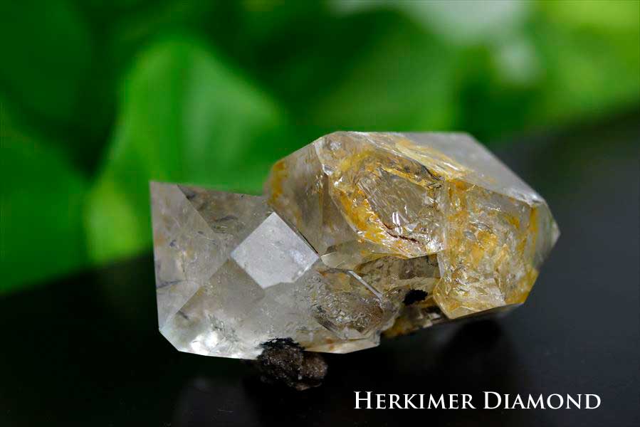 ハーキマーダイヤモンド 原石 レインボー ハーキマー水晶 結晶 置物 インテリア 天然石 パワーストーン