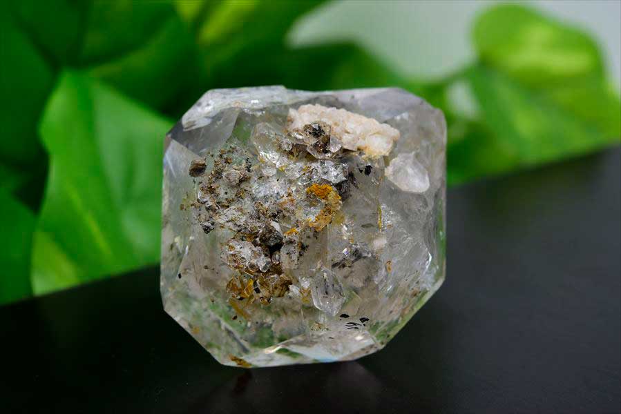 ハーキマーダイヤモンド　原石　レインボー　ハーキマー水晶　結晶　置物　インテリア　天然石　パワーストーン