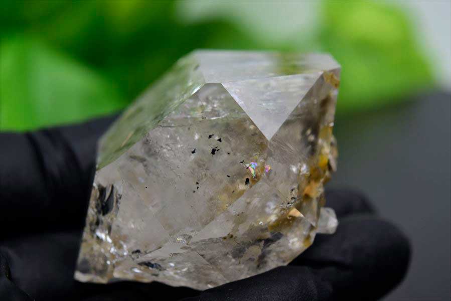 ハーキマーダイヤモンド　原石　レインボー　ハーキマー水晶　結晶　置物　インテリア　天然石　パワーストーン