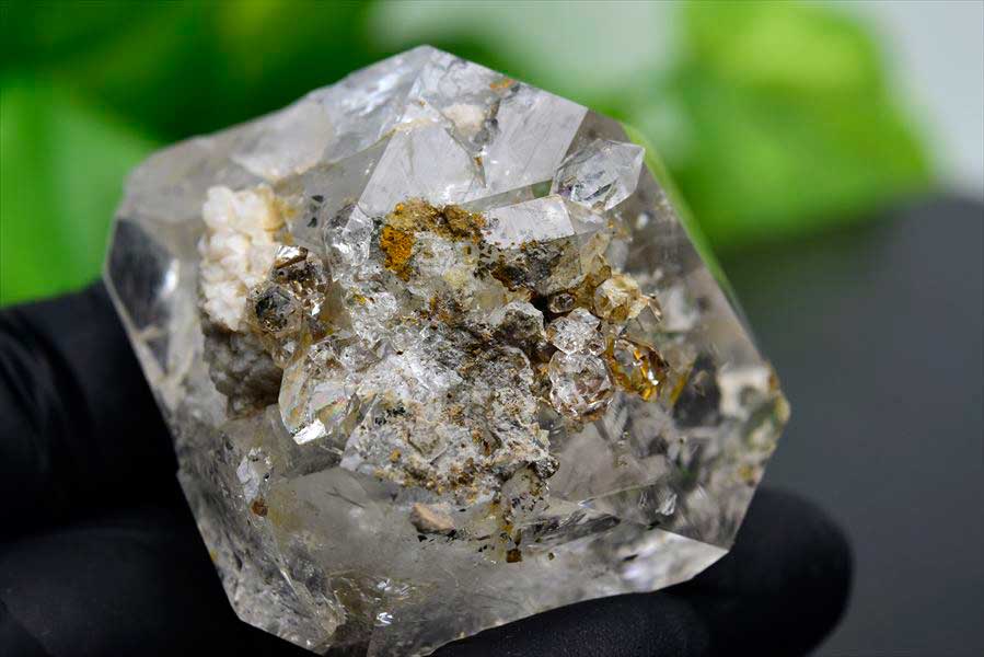 ハーキマーダイヤモンド　原石　レインボー　ハーキマー水晶　結晶　置物　インテリア　天然石　パワーストーン