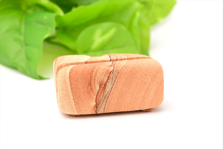 サンドストーン　ナバホストーン　アンテロープキャニオン　モニュメントバレー　アリゾナ州　カードスタンド　名刺立て　　インテリア　天然石　パワーストーン