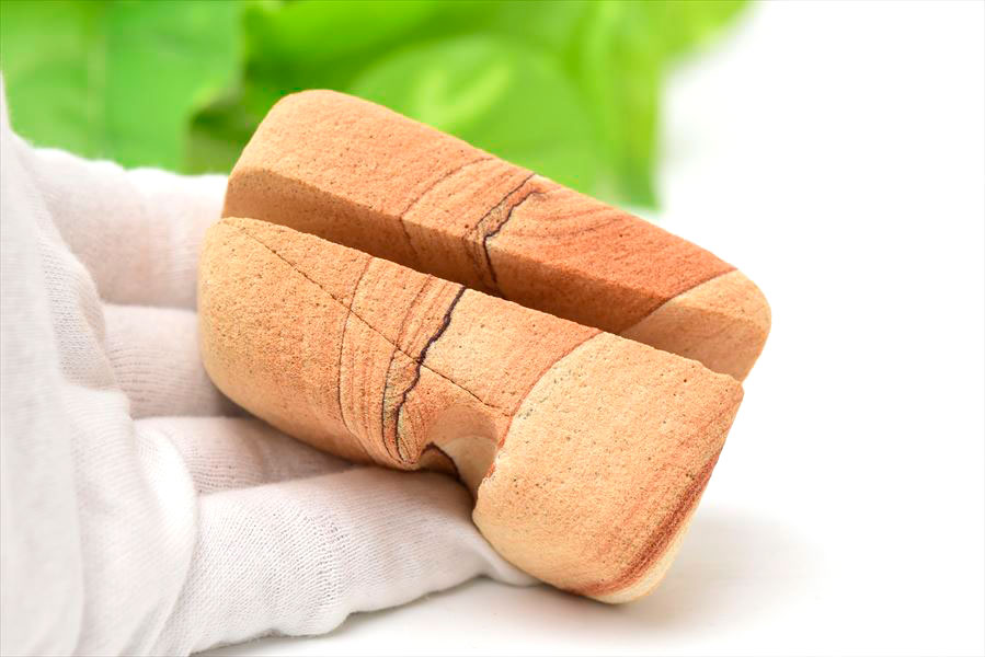 サンドストーン　ナバホストーン　アンテロープキャニオン　モニュメントバレー　アリゾナ州　カードスタンド　名刺立て　　インテリア　天然石　パワーストーン