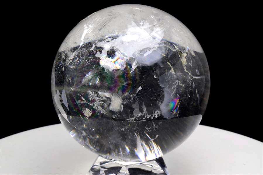 高品質　レムリアンシード　水晶　ファセットカット　置物　虹　透明　クリアクォーツ 高品質 レムリアンシード 水晶 ファセットカット 置物 虹 透明