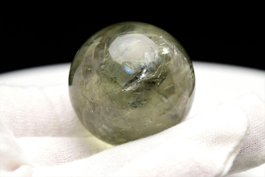 ブラジル産 プラシオライト プラジオライト グリーンアメジスト 丸玉 置物 Prasiolite 天然石 パワーストーン