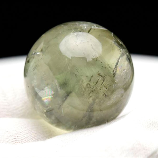 ブラジル産 プラシオライト プラジオライト グリーンアメジスト 丸玉 置物 Prasiolite 天然石 パワーストーン