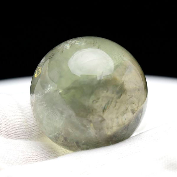 ブラジル産 プラシオライト プラジオライト グリーンアメジスト 丸玉 置物 Prasiolite 天然石 パワーストーン