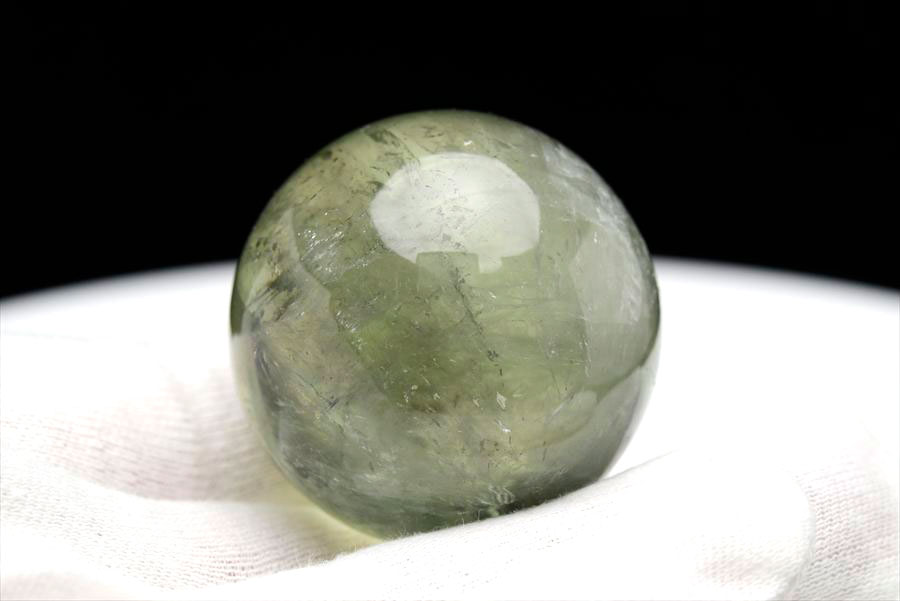 ブラジル産 プラシオライト プラジオライト グリーンアメジスト 丸玉 置物 Prasiolite 天然石 パワーストーン