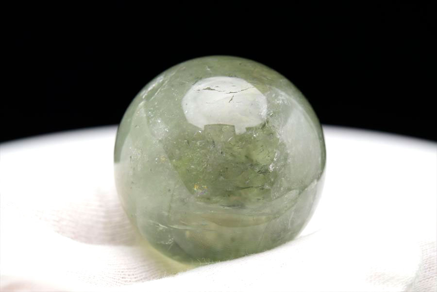 ブラジル産 プラシオライト プラジオライト グリーンアメジスト 丸玉 置物 Prasiolite 天然石 パワーストーン