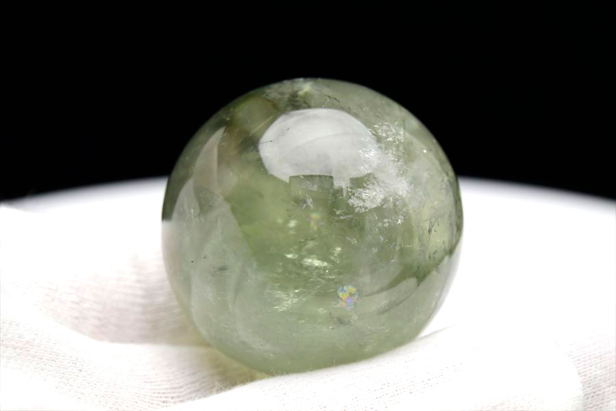 ブラジル産 プラシオライト プラジオライト グリーンアメジスト 丸玉 置物 Prasiolite 天然石 パワーストーン