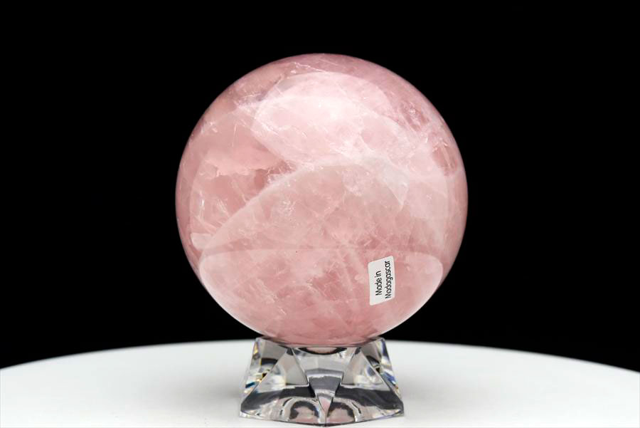 マダガスカル産 スターローズクォーツ 丸玉 球 置物 恋愛運 ピンク 天然石 パワーストーン