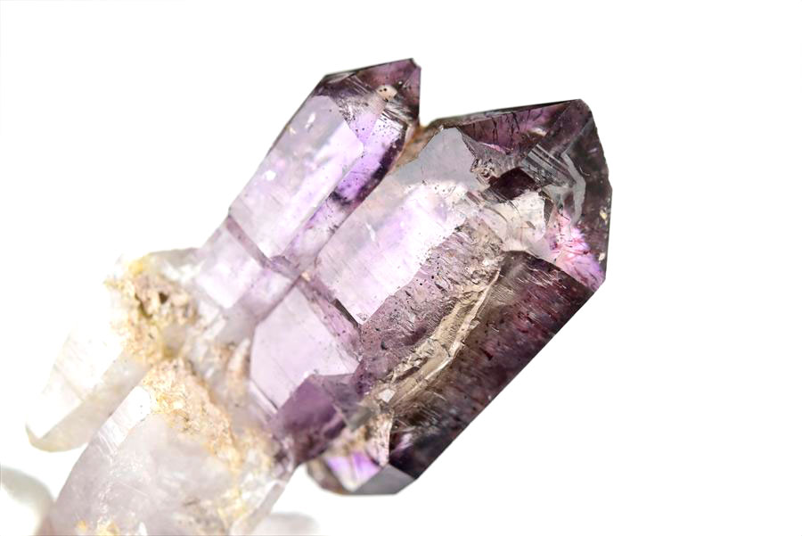ジンバブエ産　アメジストエレスチャル　セプターアメジスト　紫水晶　鉱物　標本　パワーストーン