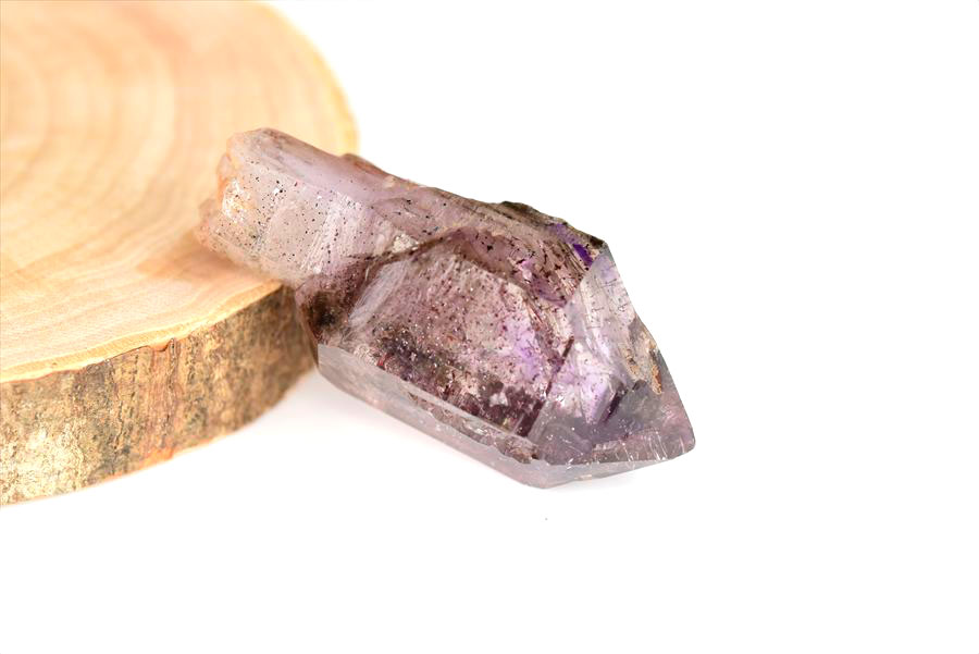 ジンバブエ産　アメジストエレスチャル　セプターアメジスト　紫水晶　鉱物　標本　パワーストーン