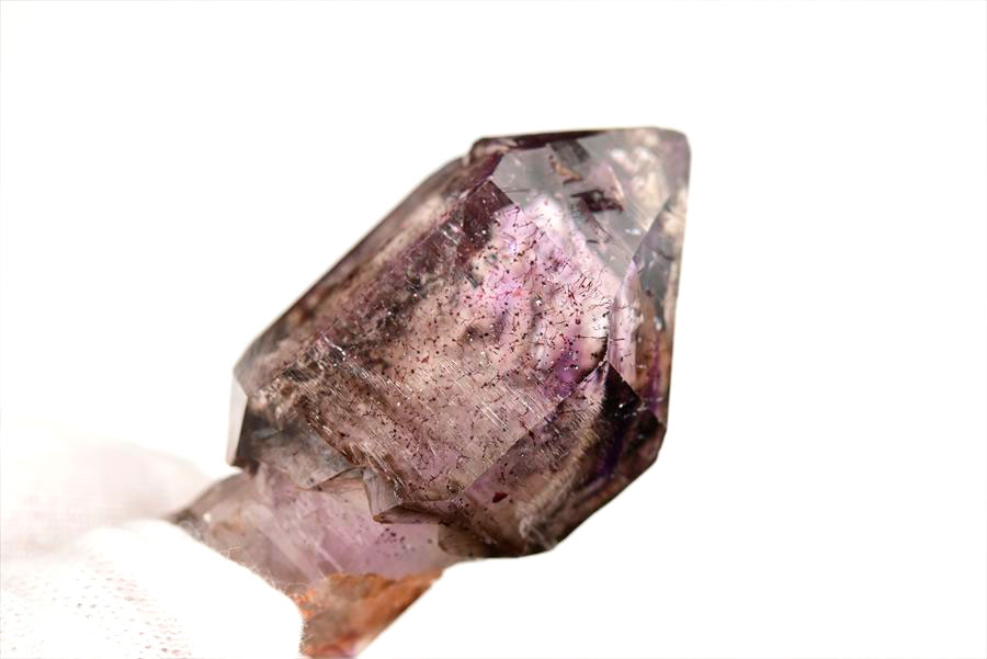 ジンバブエ産　アメジストエレスチャル　セプターアメジスト　紫水晶　鉱物　標本　パワーストーン